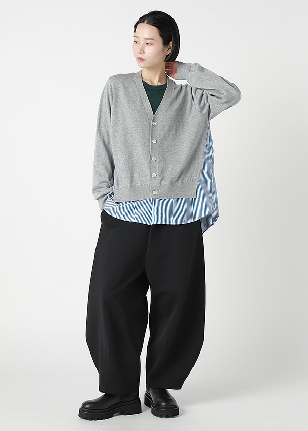 ZUCCa / SHIRT DOCKING KNIT / �J�[�f�B�K��