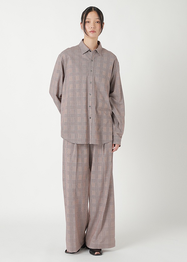 <��s�\��> ZUCCa / GLEN CHECK JERSEY / �p���c