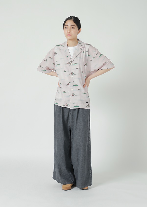 NYA- / (O) GARDEN SHIRT / �n�[�t�X���[�u�V���c