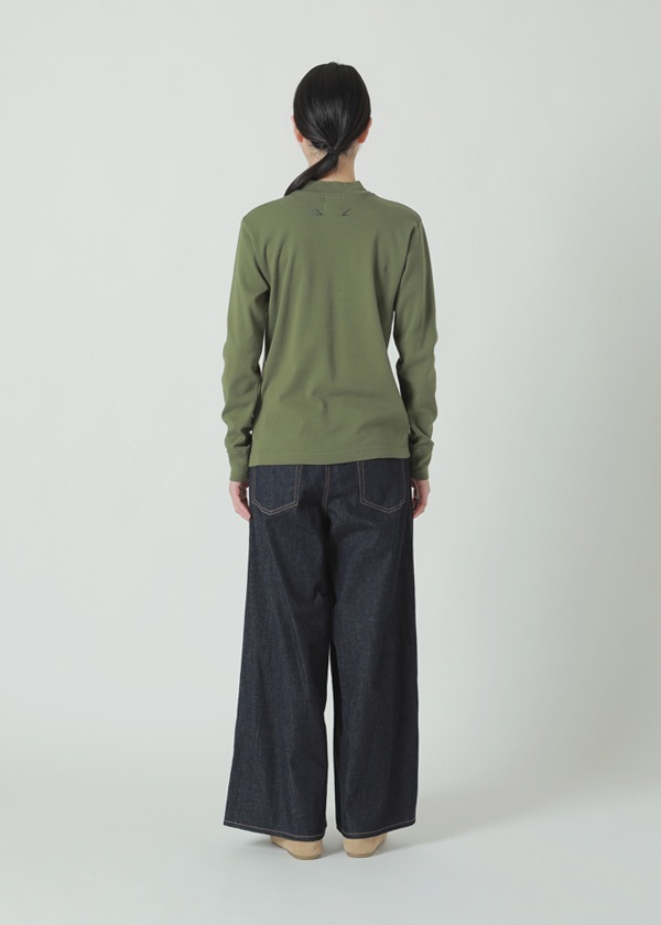 NYA- / BASIC MOCK NECK T / �����O�X���[�uT�V���c