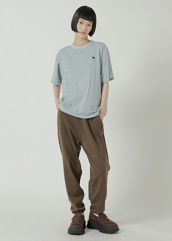 <��s�\��> NYA- / MULTI STRIPED T / T�V���c