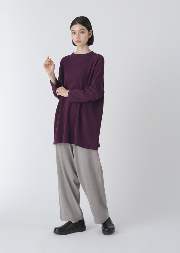 Plantation / P ストレッチワッフル / チュニック(M navy(13 
