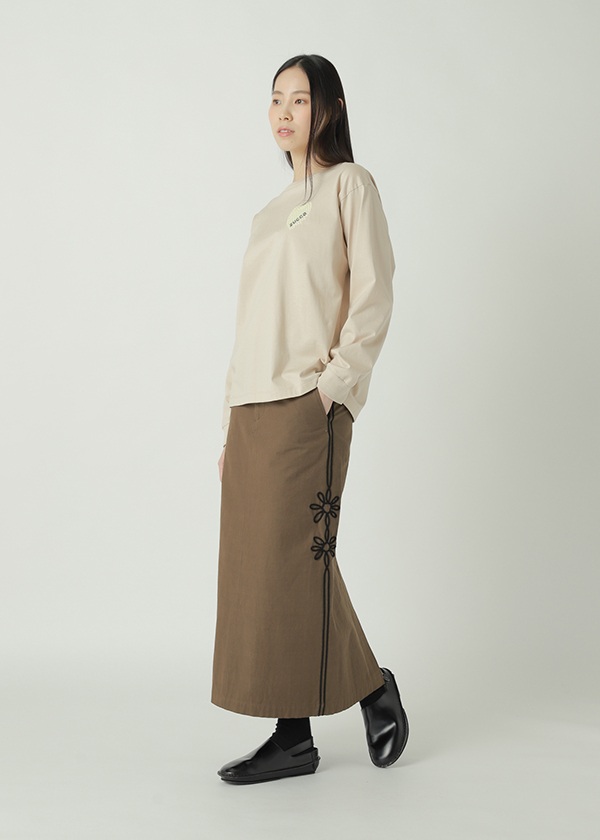 ZUCCa / P CORD EMBROIDERY BOTTOM / �X�J�[�g