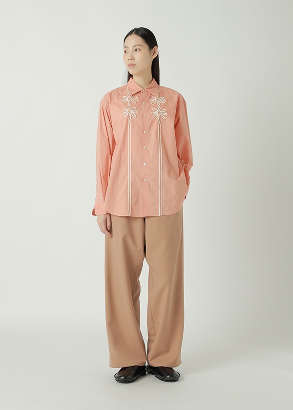 ZUCCa / P CORD EMBROIDERY SHIRT / �u���E�X