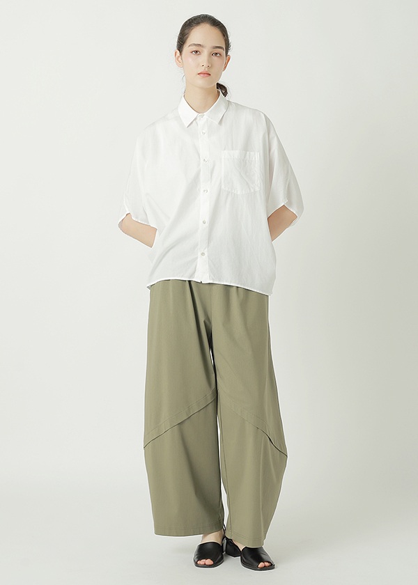 ZUCCa / DRAPE BROAD CLOTH SHIRT / �V���c