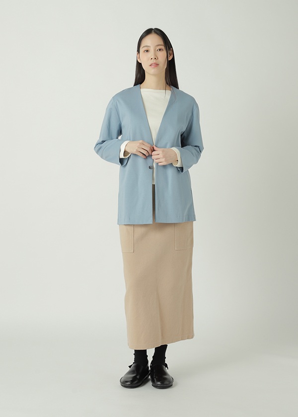 ZUCCa / P COTTON DOUBLE FACE KNIT / �X�J�[�g