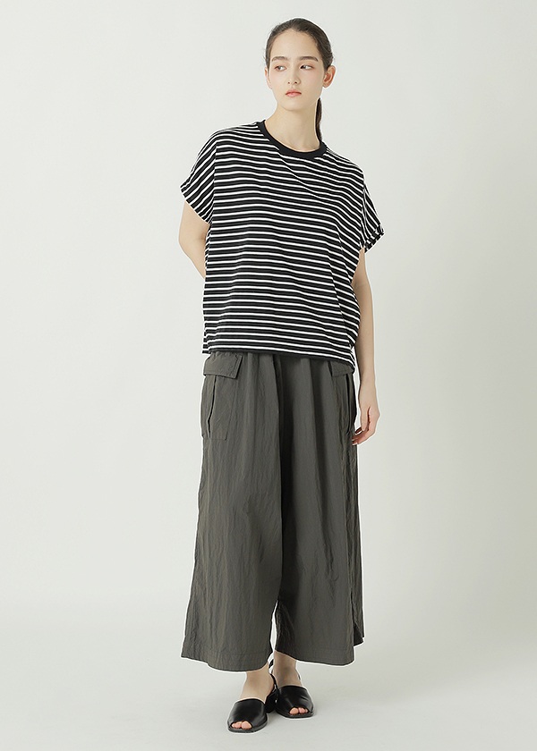 ZUCCa / S DRAPE STRIPE JERSEY / �J�b�g�\�[