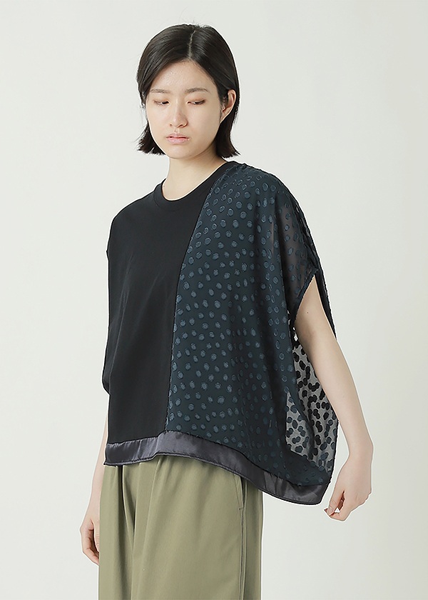 <��s�\��> ZUCCa / CUT JACQUARD DOCKING / �J�b�g�\�[