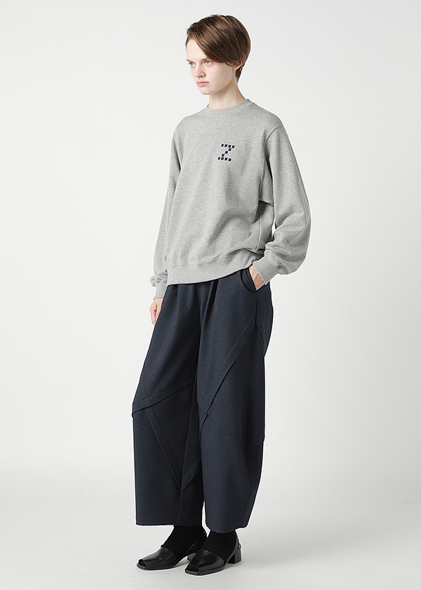 ZUCCa / FLOCKY INITIAL SWEATSHIRT / �g�b�v�X