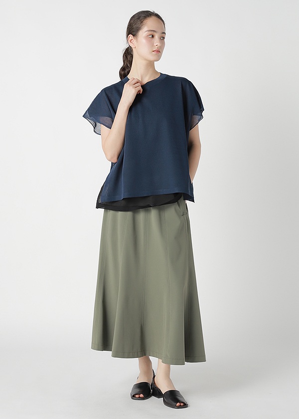 ZUCCa / DOUBLE SHEER KNIT / �g�b�v�X