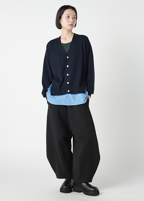 ZUCCa / SHIRT DOCKING KNIT / �J�[�f�B�K��