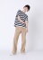 NYA- / LOOSE FIT STRIPED T / TVc