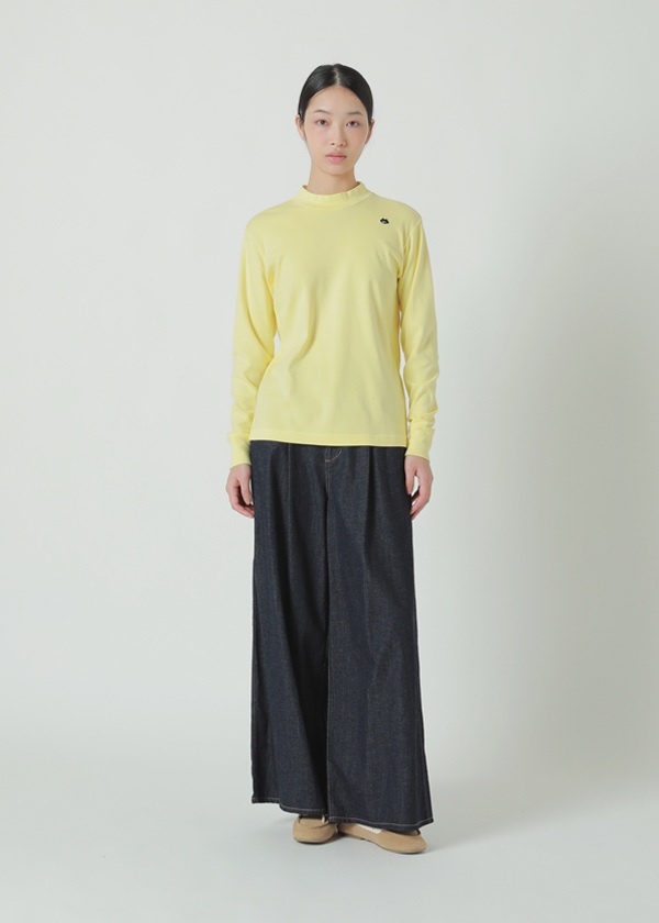 NYA- / PO BASIC MOCK NECK T / �����O�X���[�uT�V���c