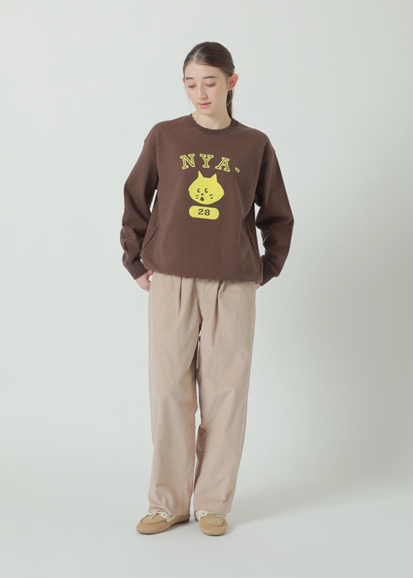 NYA- / PO COLLEGE SWEATSHIRT / �X�E�F�b�g�g�b�v�X