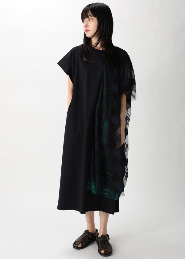 Zucca S チュールチェック ワンピース M Navy 13 Sale A Net Online Store Zucca S チュールチェック ワンピース M Navy 13 Sale A Net Online Store