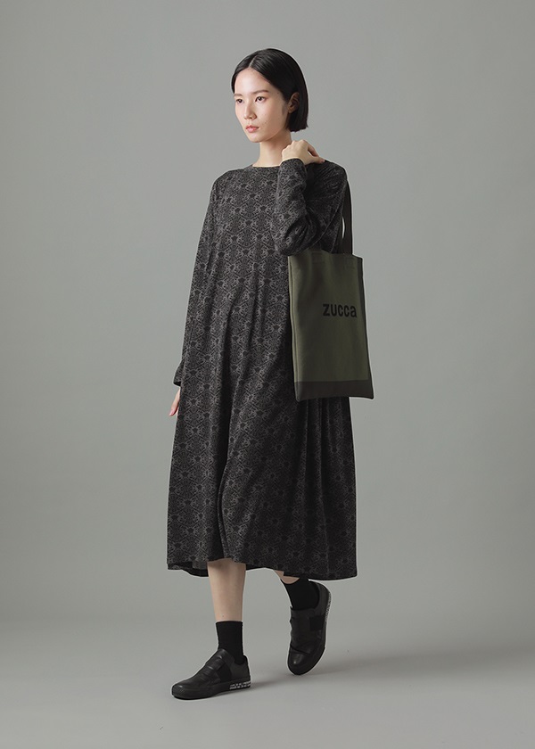 ZUCCa / バイカラーニットBAG / バッグ(F white(01)): ZUCCa| A ZUCCa / バイカラーニットBAG / バッグ(F white(01)): ZUCCa| A