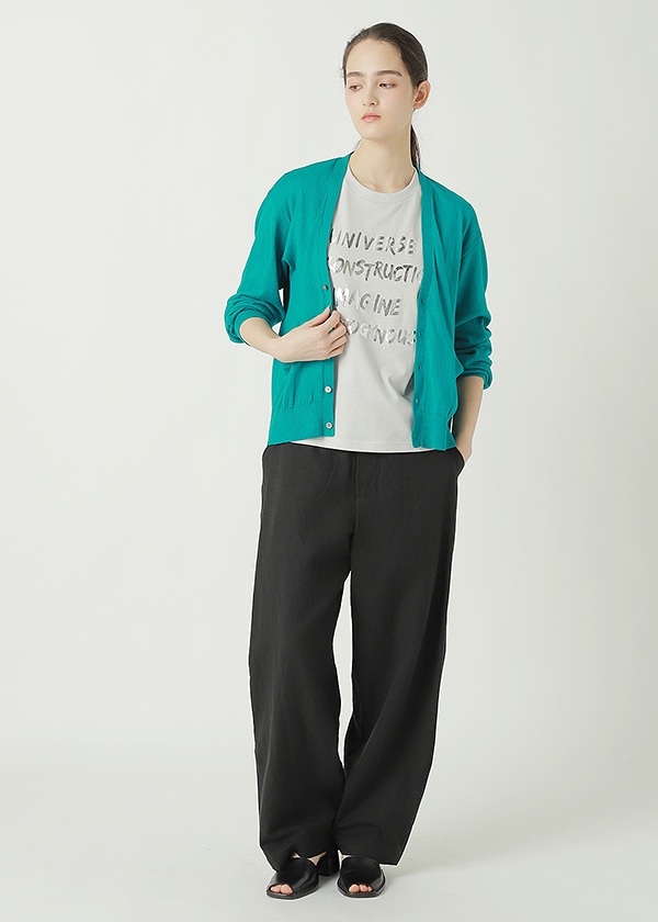 ZUCCa / S LINEN COTTON KNIT / �J�[�f�B�K��