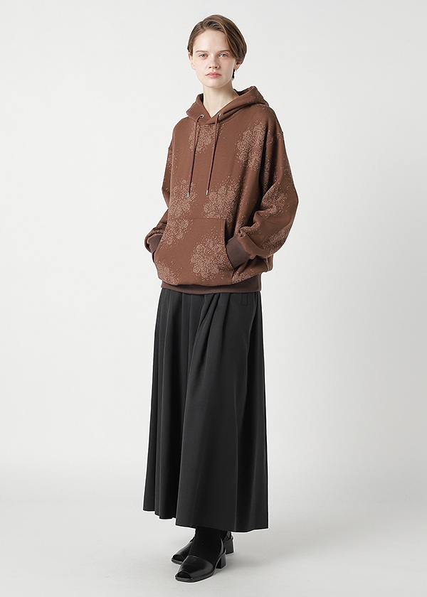 ZUCCa / FLOWER JACQUARD SWEATSHIRT / �t�[�f�B�[