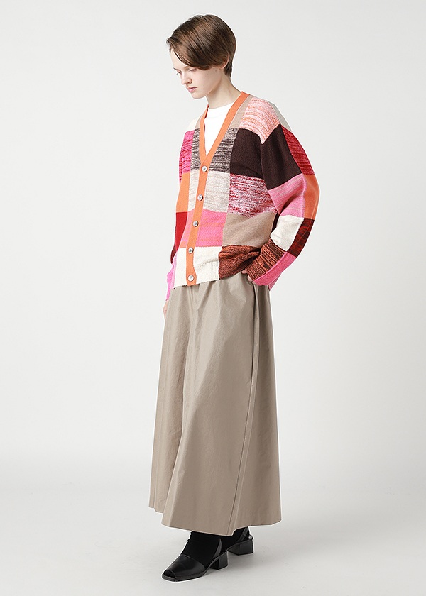 ZUCCa / COLOR BLOCK KNIT / �J�[�f�B�K��