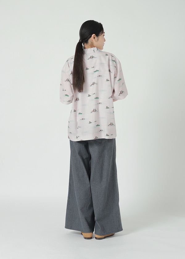 NYA- / (O) GARDEN SHIRT / �n�[�t�X���[�u�V���c