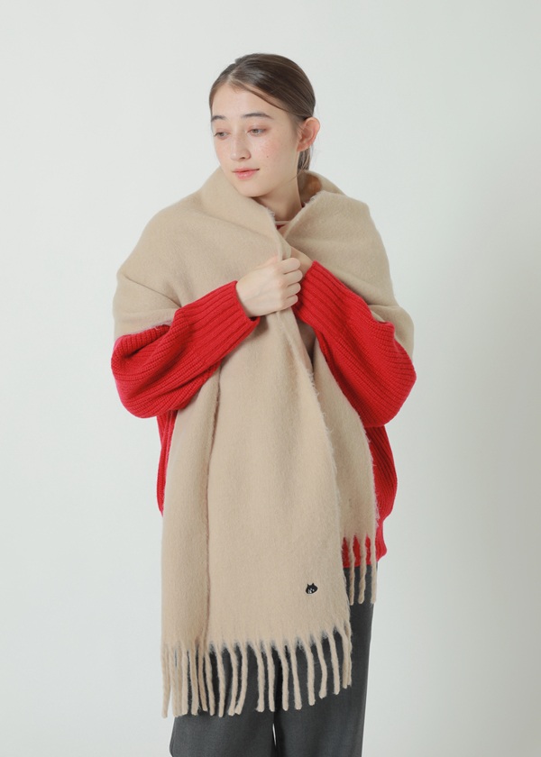 NYA- / P FRINGE SCARF / �}�t���[
