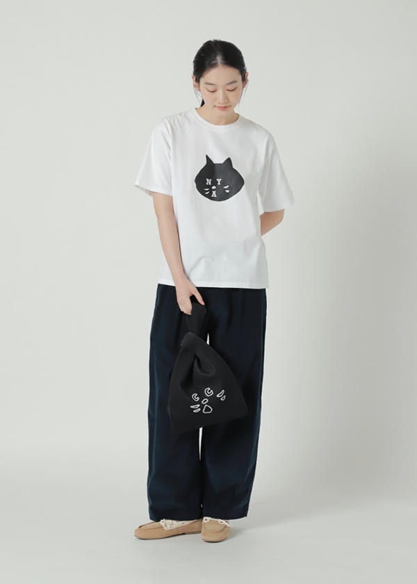 NYA- / PO ONE HANDLE KNIT BAG / �j�b�g�o�b�O