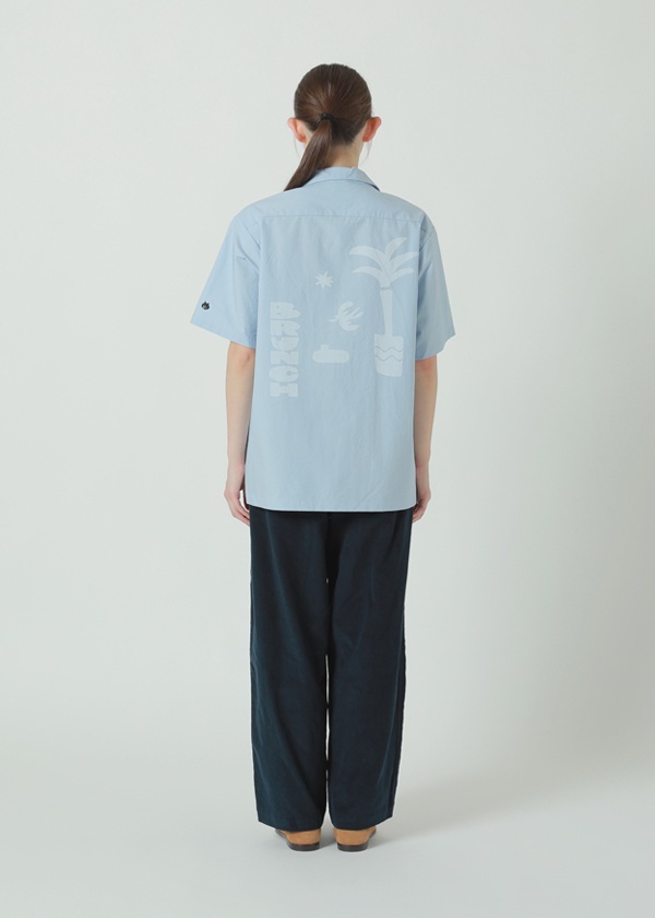 NYA- / BRUNCH SHIRT / �n�[�t�X���[�u�V���c