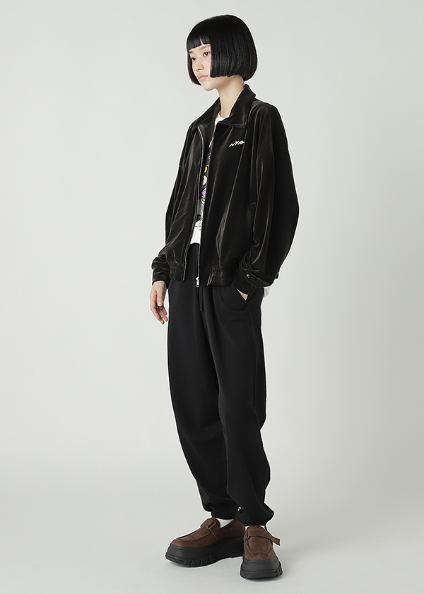 NYA- / ORNAMENT VELOUR BLOUSON / �u���]��