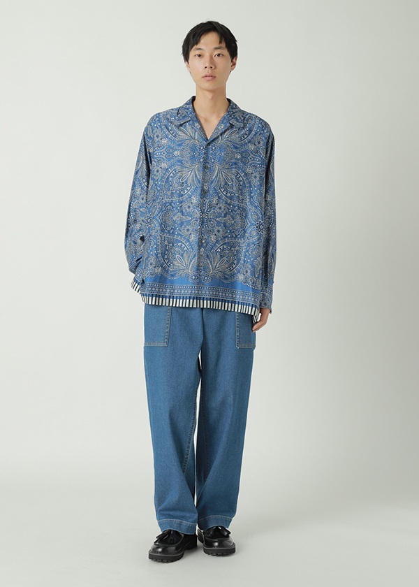 ZUCCa / PO FLORAL SCARF PRINT / �V���c