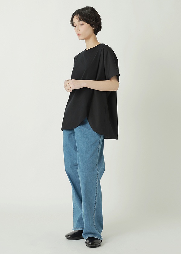 ZUCCa / S DRAPE DOCKING JERSEY / �J�b�g�\�[