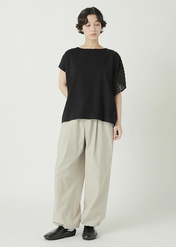 ZUCCa / JACQUARD DOCKING JERSEY / �J�b�g�\�[