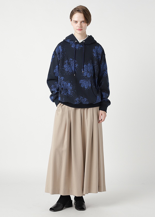 ZUCCa / FLOWER JACQUARD SWEATSHIRT / �t�[�f�B�[