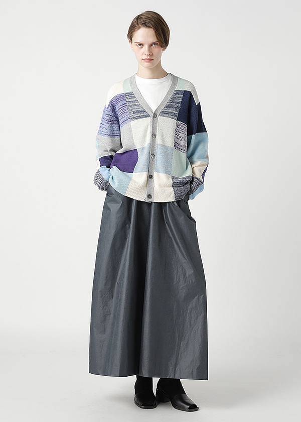 ZUCCa / COLOR BLOCK KNIT / �J�[�f�B�K��