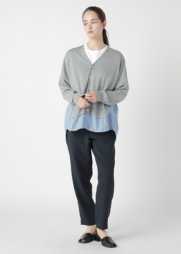ZUCCa / SHIRT DOCKING KNIT / �J�[�f�B�K��