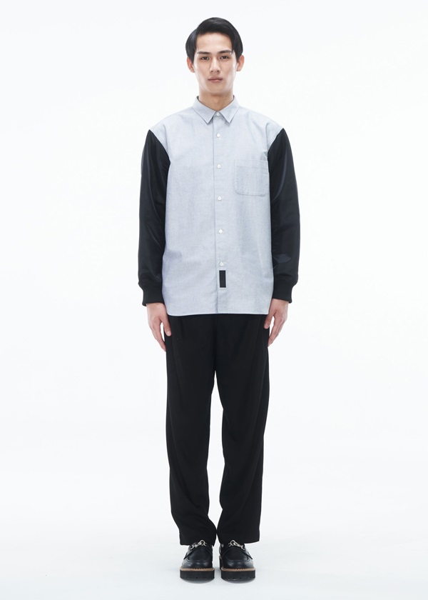 ZUCCa / PO メンズ ドッキングシャツ / トップス(M blue(12)): MEN'S ...