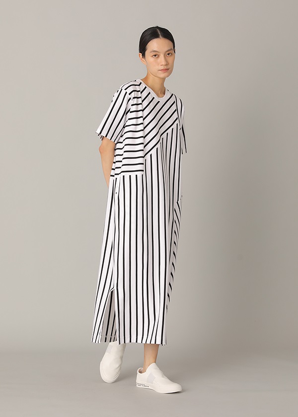 美品 furfur ファーファ マリンボーダーニットワンピース FURFURマリン