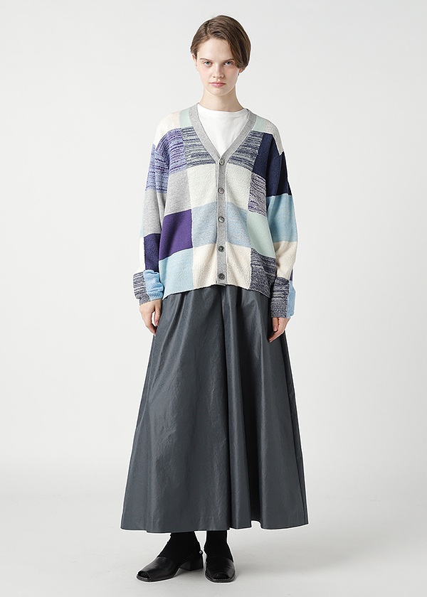 ZUCCa / COLOR BLOCK KNIT / �J�[�f�B�K��