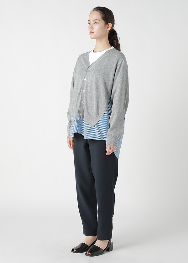 ZUCCa / SHIRT DOCKING KNIT / �J�[�f�B�K��