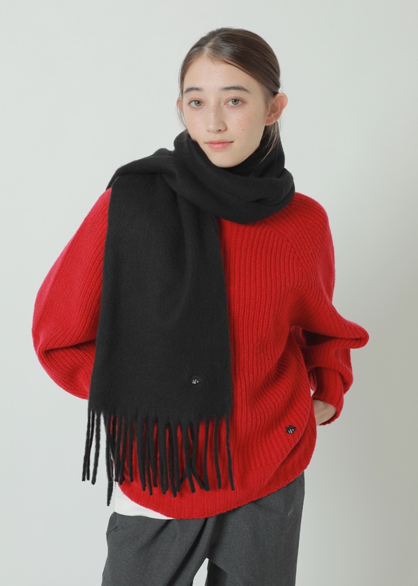 NYA- / FRINGE SCARF / �}�t���[