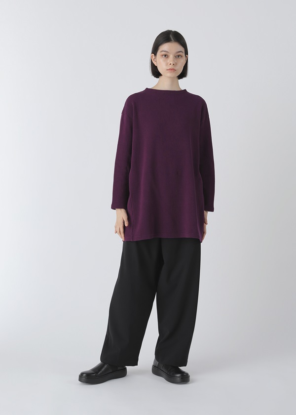 Plantation / P ストレッチワッフル / チュニック(M navy(13 