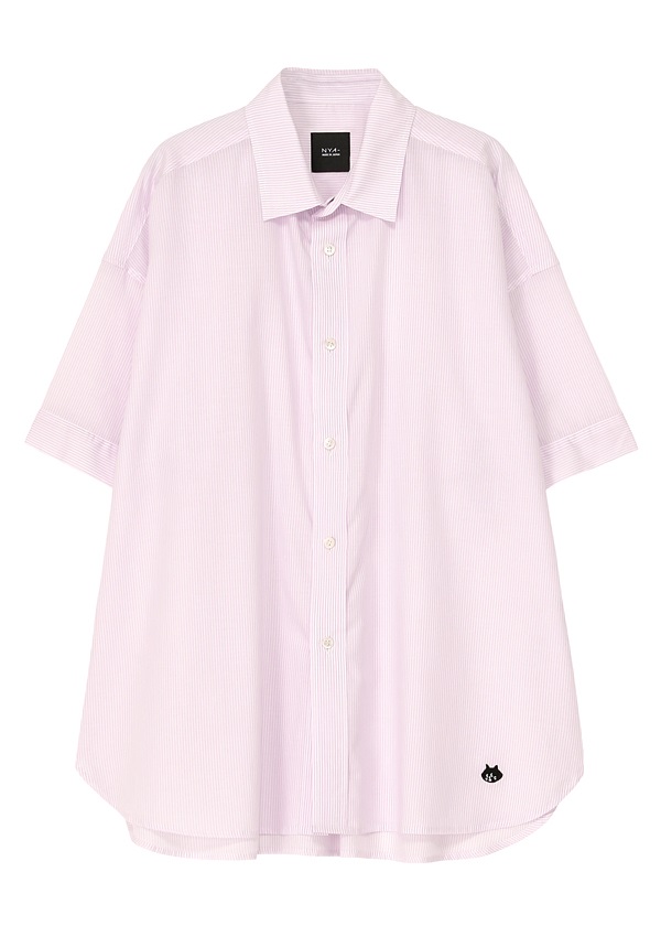 NYA- / (O) HALF SLEEVE SHIRT / �n�[�t�X���[�u�V���c