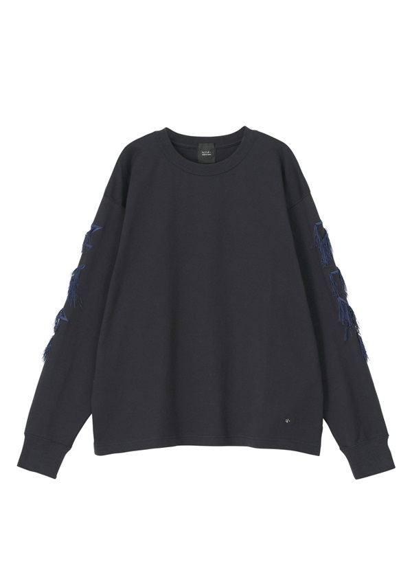 NYA- / (O) EMBROIDERY LOGO T / �����O�X���[�uT�V���c