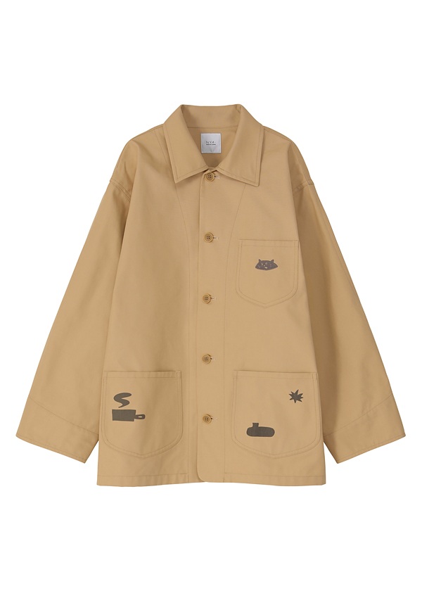 NYA- / BRUNCH COVERALL / �J�o�[�I�[��