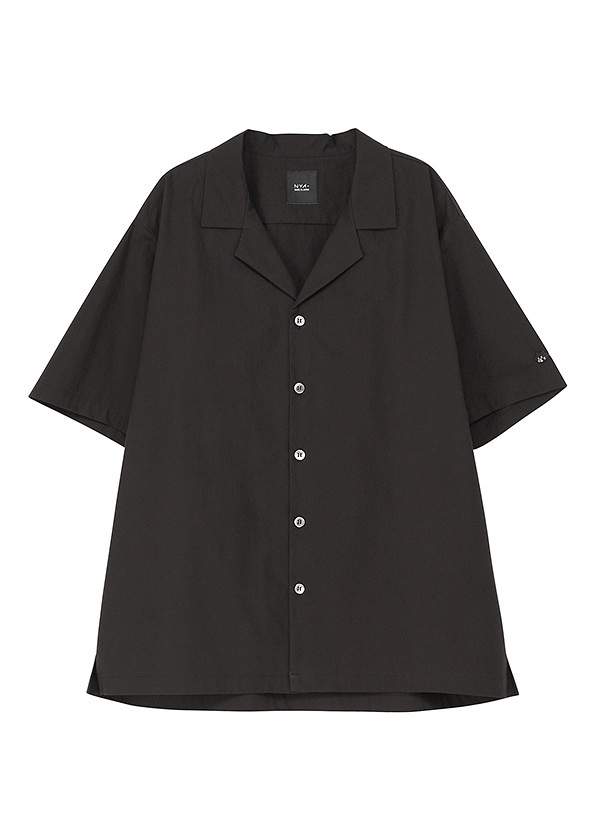 NYA- / OPEN COLLAR SHIRT / �n�[�t�X���[�u�V���c
