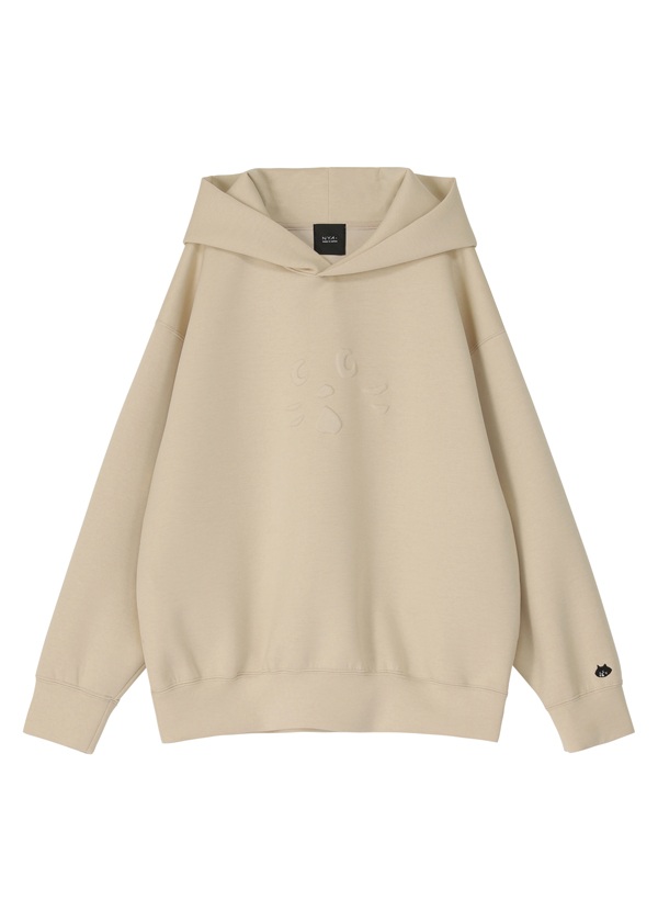 NYA- / CLOSE UP EMBOSS HOODIE / �t�[�f�B�[