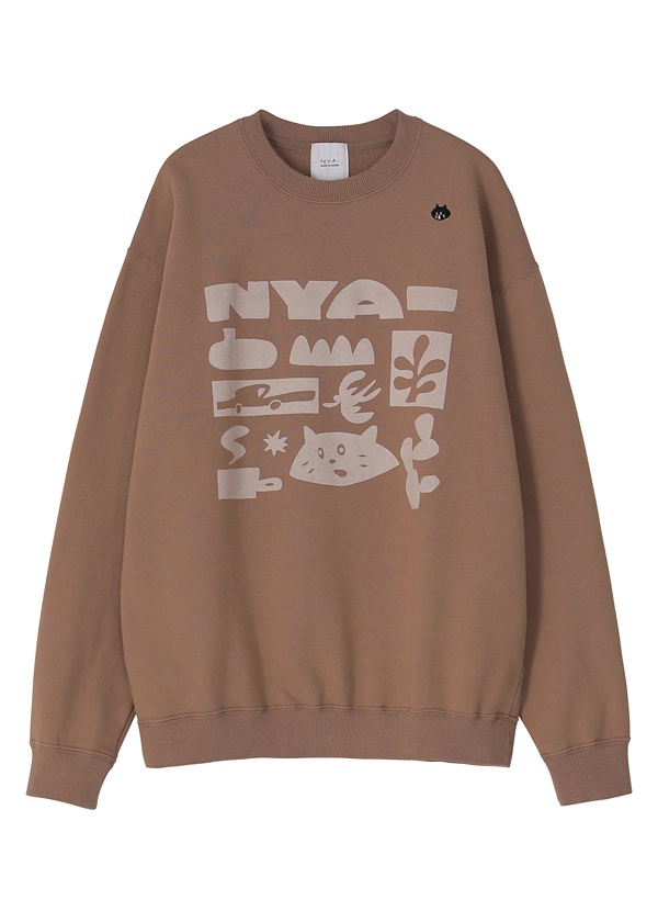 NYA- / BRUNCH SWEATSHIRT / �X�E�F�b�g�g�b�v�X