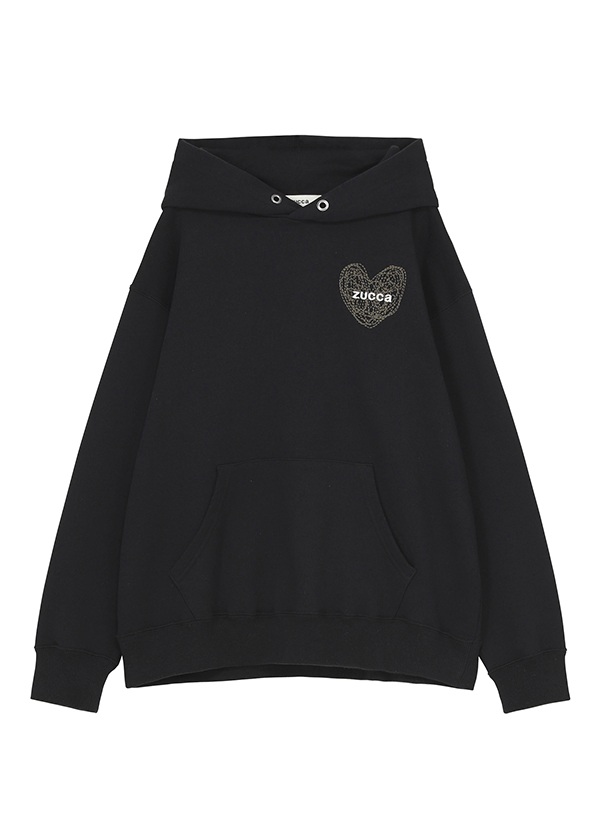 ZUCCa / HEART LOGO SWEATSHIRT / �t�[�f�B�[