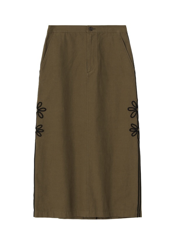 ZUCCa / P CORD EMBROIDERY BOTTOM / �X�J�[�g