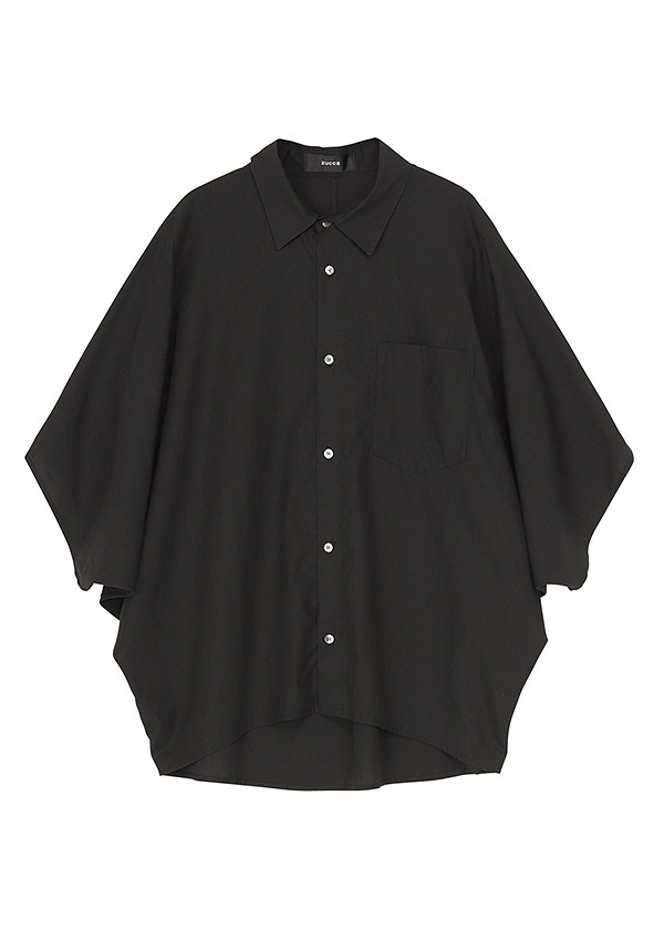 ZUCCa / DRAPE BROAD CLOTH SHIRT / �V���c