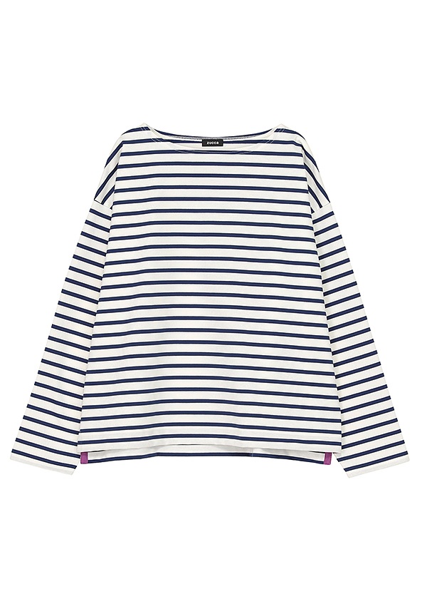 ZUCCa / S BASQUE STRIPE / �J�b�g�\�[